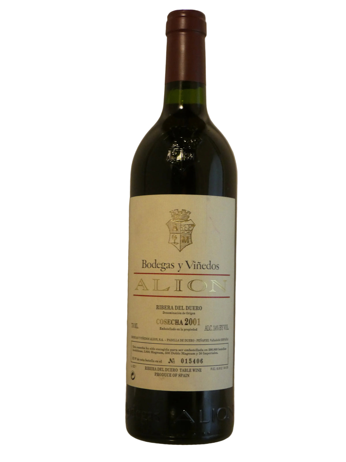 Vega Sicilia Alion - 2001 (750ml)
