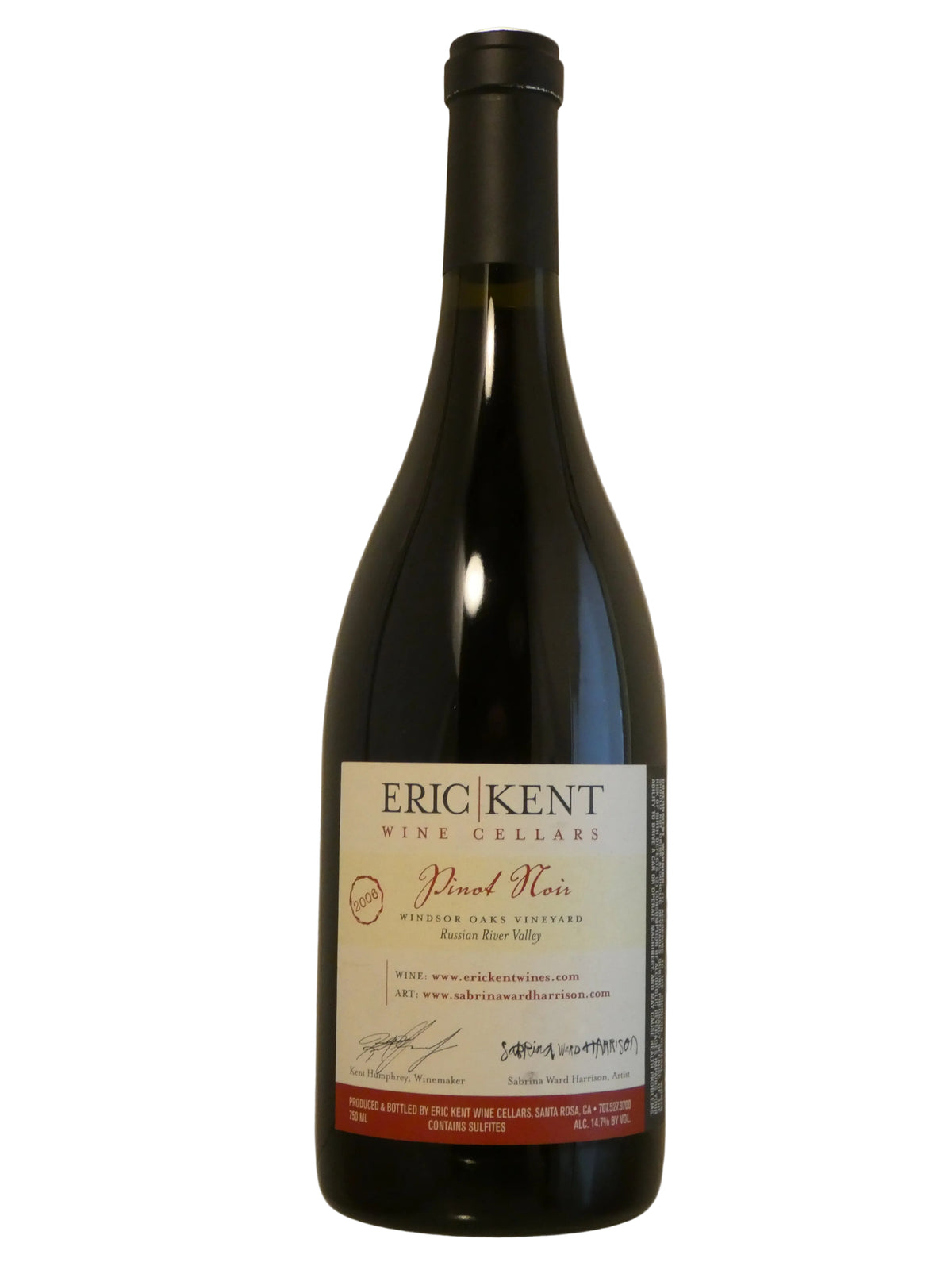 Eric Kent "Windsor Oaks Vineyard" Pinot Noir - 2006 (750ml)