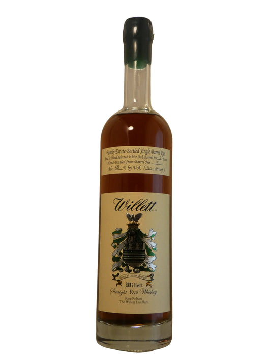 Willett Rye 3 Year Barrel No. 5 -110 (Green Wax) (750ml)