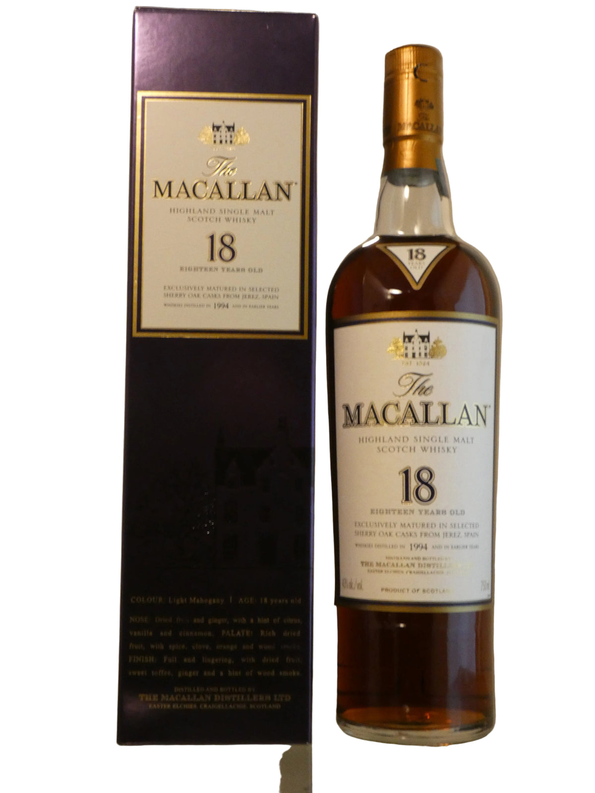Macallan 18 Year Old - 1994 (750ml)