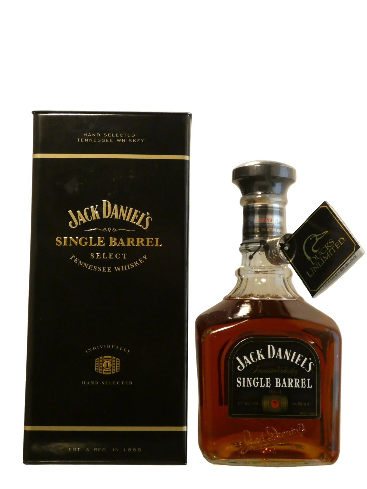 Jack Daniel's 'Single Barrel' Select Ducks Unlimited with Tag and Tin - 2006 Release (750ml)