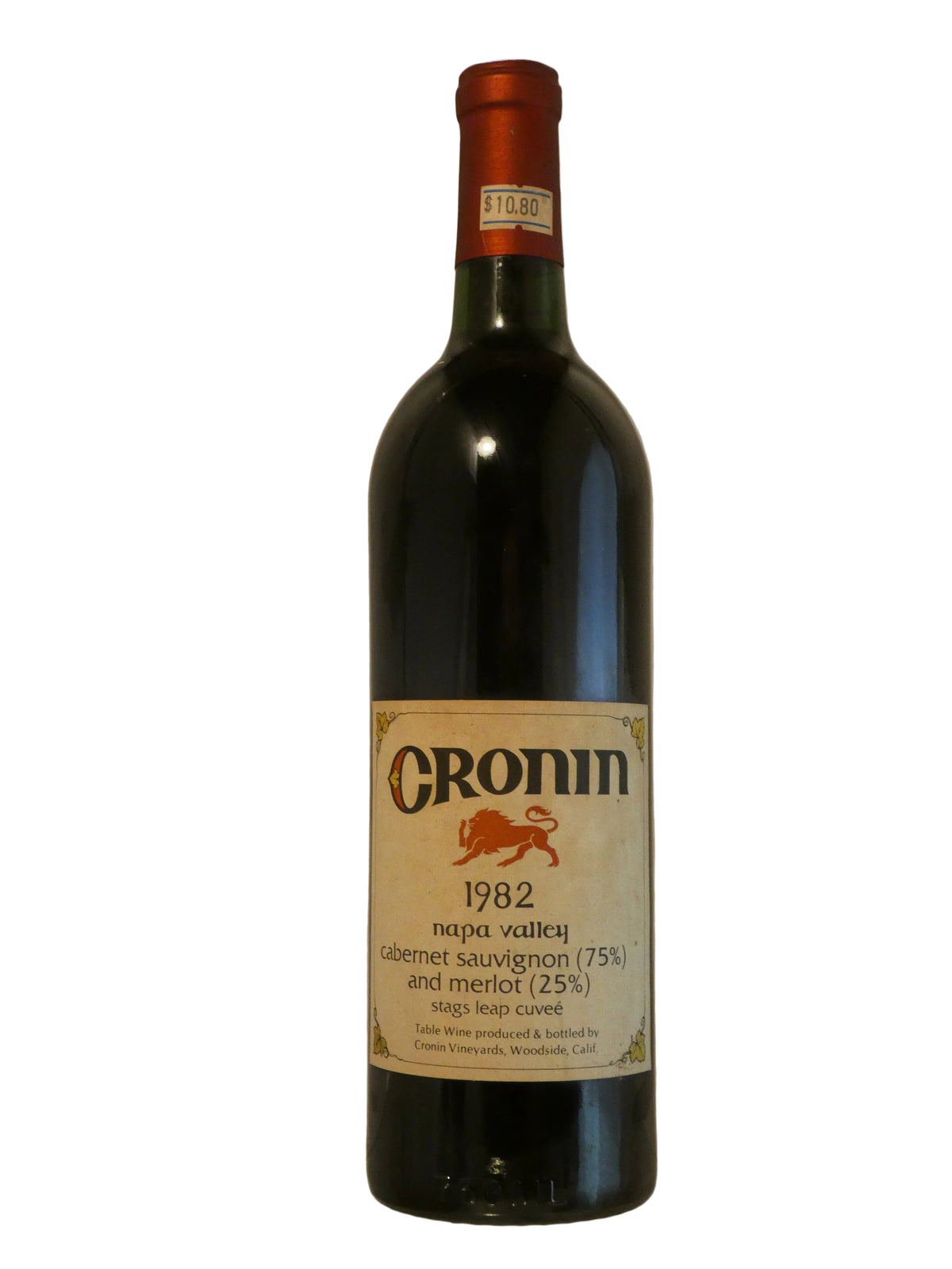 Cronin Stags Leap Cuvee Cabernet Sauvignon/Merlot  - 1982 (750ml)