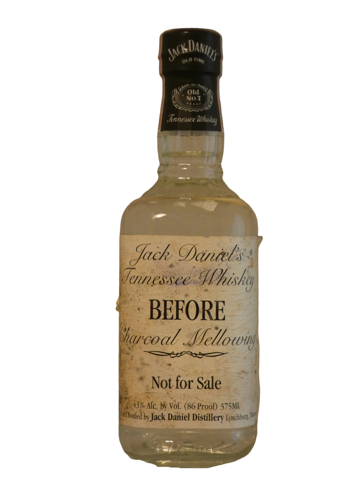 Jack Daniel's Before Charcoal Mellowing 1996 Release (375ml)