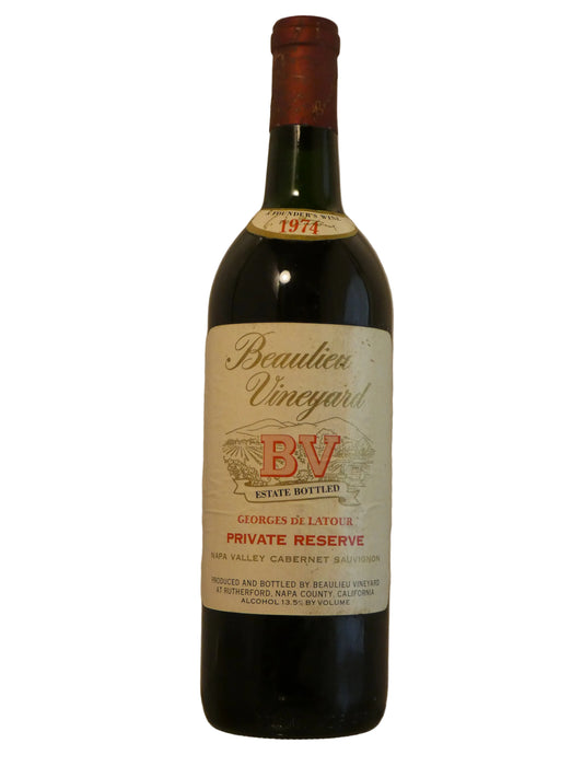 Beaulieu Vineyard BV Napa Valley Cabernet Sauvignon -1974 (750ml)