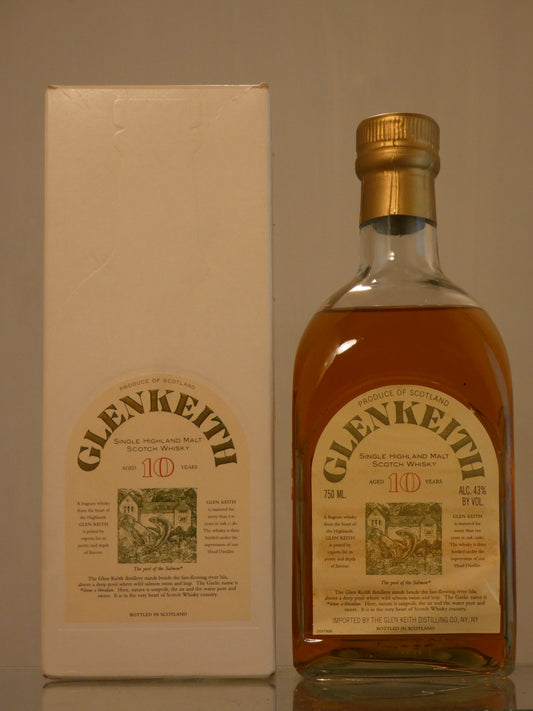 Glen Keith 10 Year Old Single Malt Scotch Whisky (750ml)