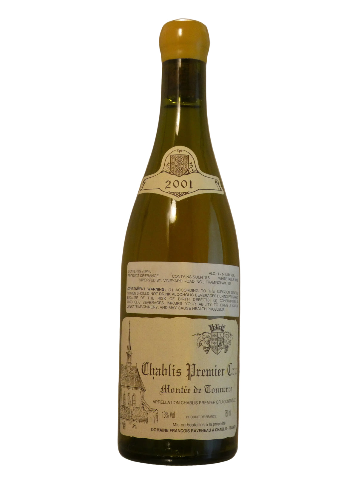 François Raveneau Chablis Premier Cru Montée de Tonnerre - 2001 (750ml)