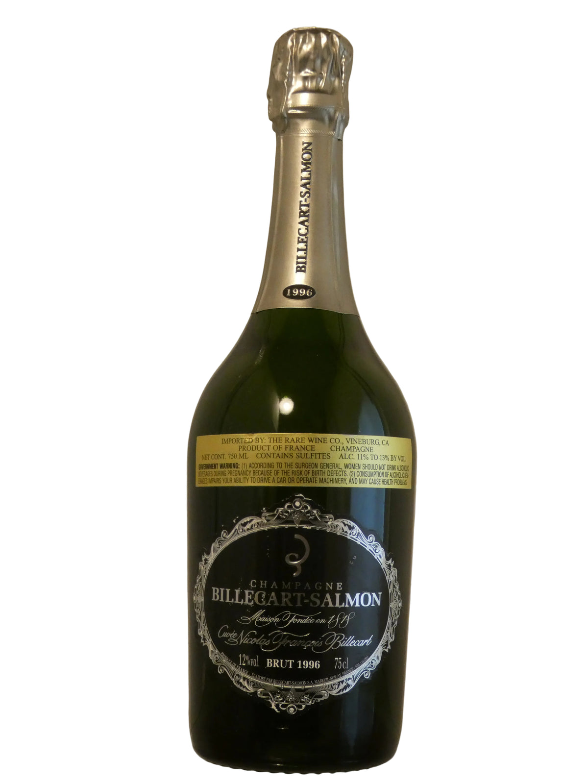 Billecart-Salmon Cuvée Nicolas François Billecart Brut Champagne - 1996 (750ml)