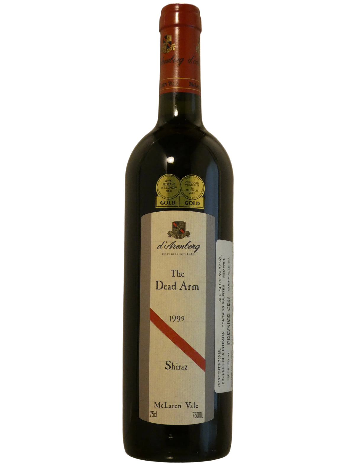 d’Arenberg The Dead Arm Shiraz - 1999 (750ml)