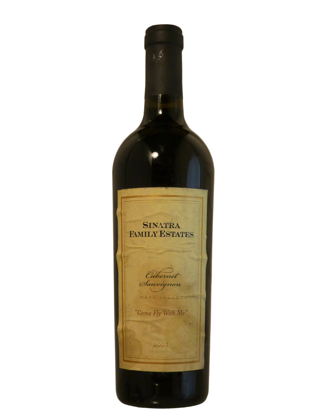 Sinatra Family Estates "Come Fly With Me" Cabernet Sauvignon Damaged Label - 2007 (750ml)