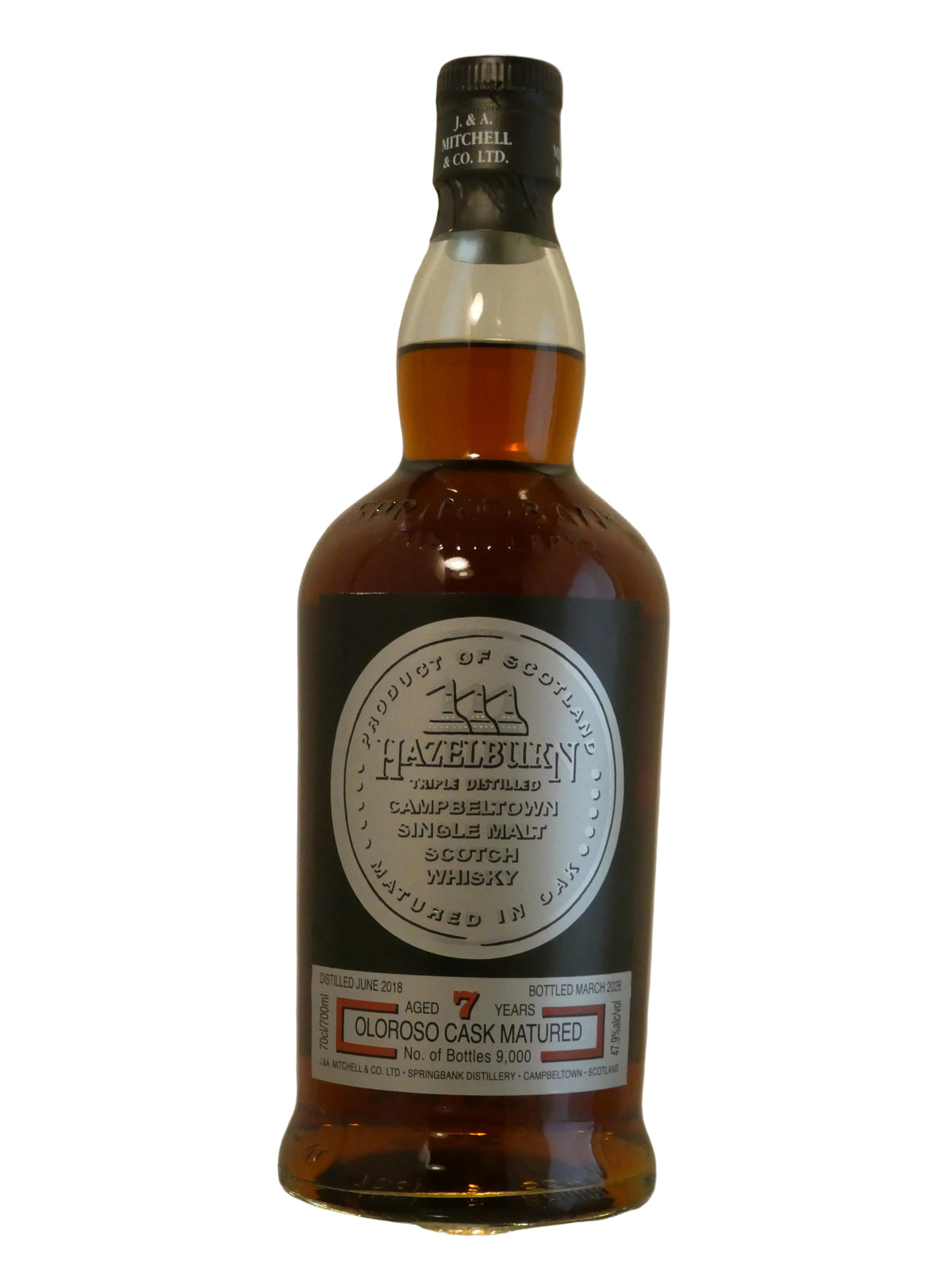 Hazelburn 7 Year Sherry Wood (700ml)