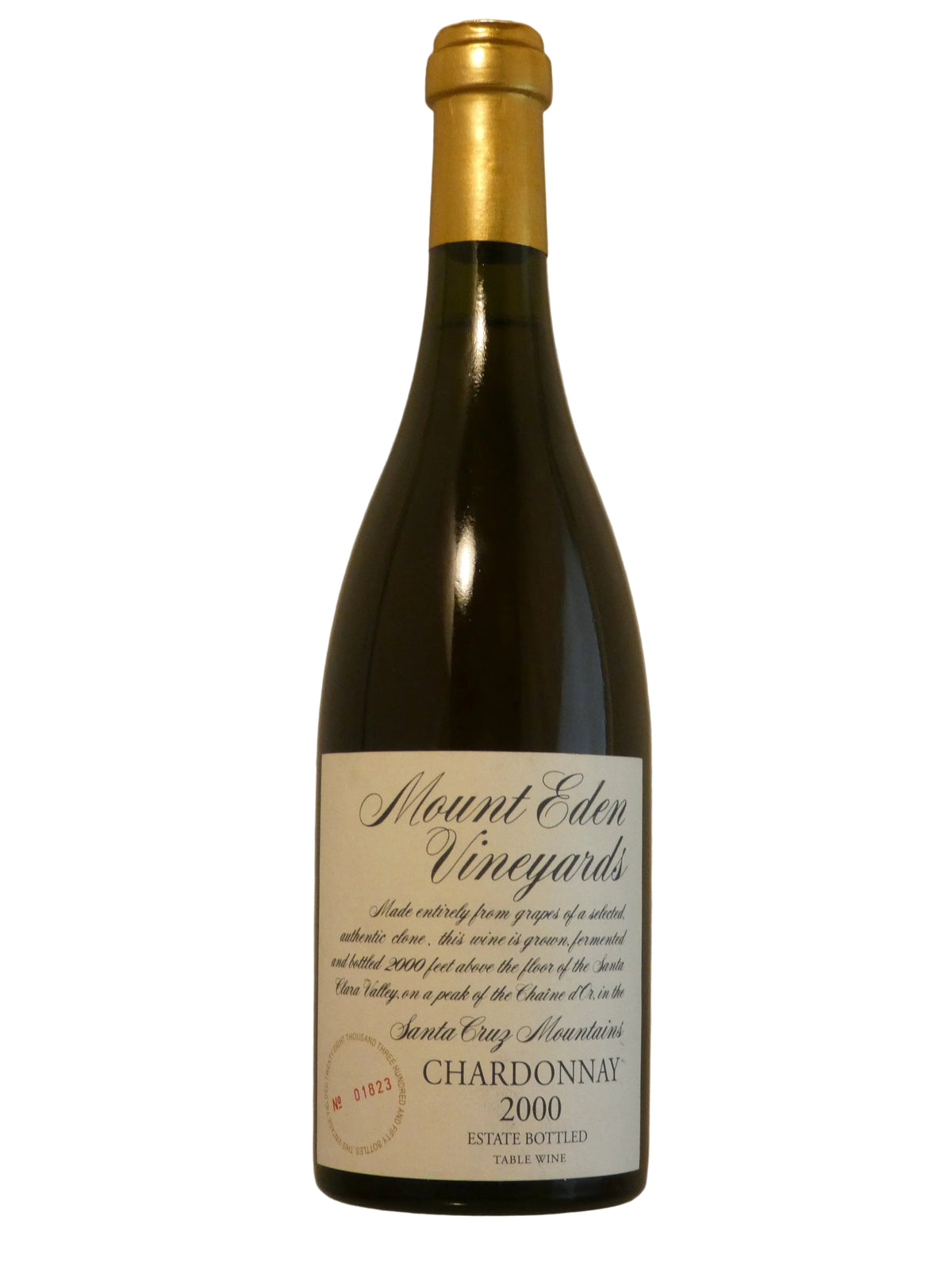 Mount Eden Vineyards Chardonnay - 2000 (750ml)