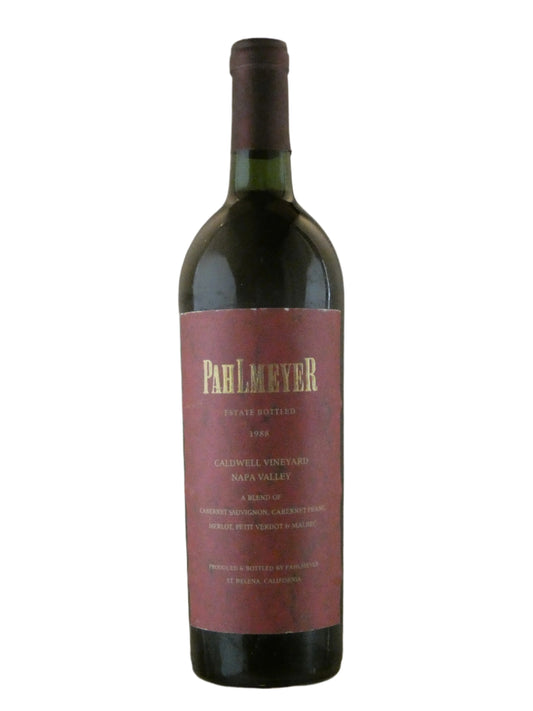 Pahlmeyer Caldwell Vineyard Red Damaged Label - 1988 (750ml)
