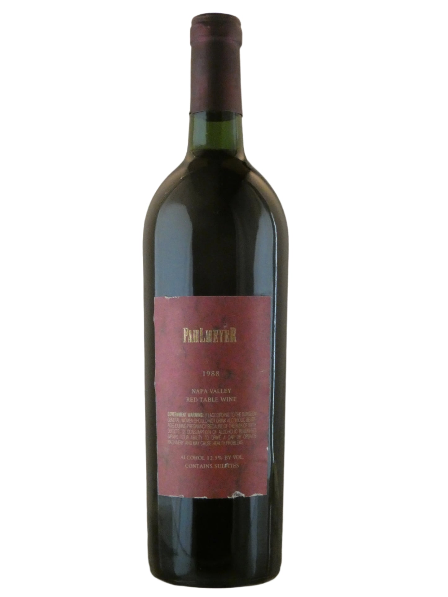 Pahlmeyer Caldwell Vineyard Red Damaged Label - 1988 (750ml)