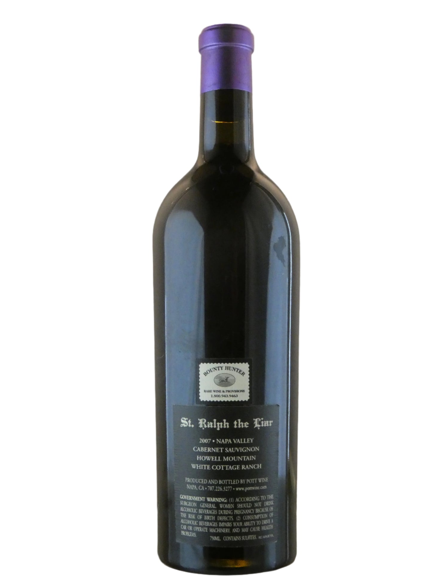 Pott St Ralph The Liar Howell Mountain Cabernet Sauvignon - 2007 (750ml)