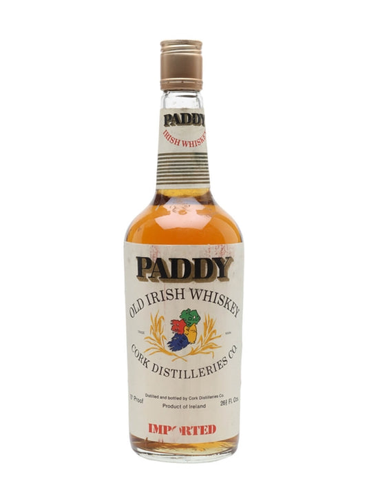 Paddy Old Irish Imported Whiskey 1970s (750ml)