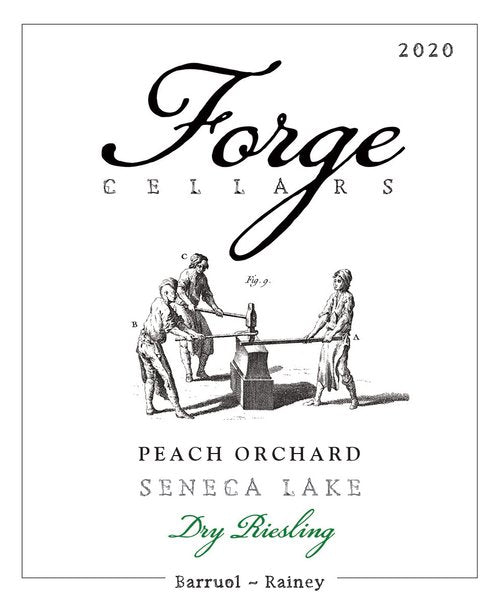 Forge Cellars Dry Riesling Peach Orchard Vyd Seneca Lake - 2020 (750ml)