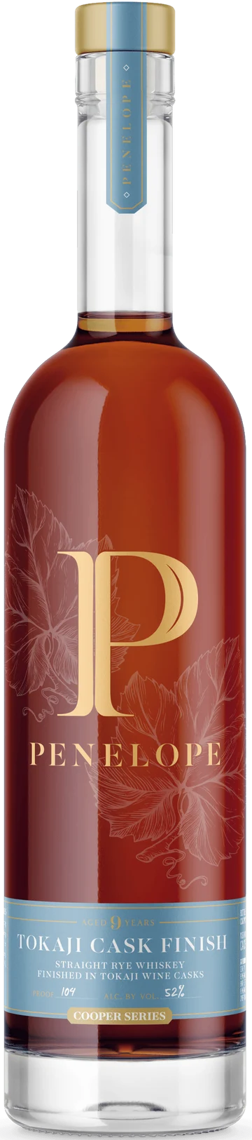 Penelope Cooper Series Tokaji Cask Finish 9 Year Straight Rye Whiskey – 104 Proof (750ml)