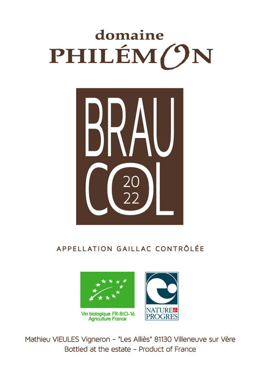 Domaine Philemon Gaillac Rouge Braucol - 2022 (750ml)