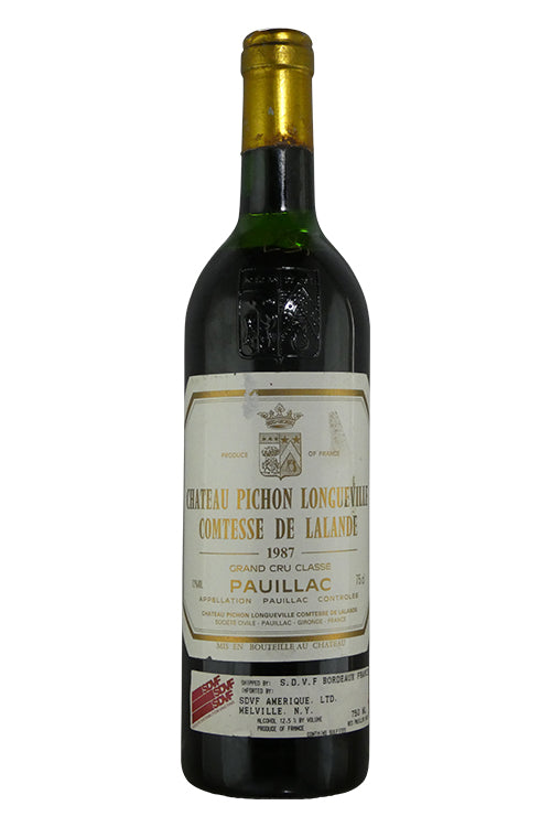 Pichon Longueville Comtesse de Lalande High Shoulder Fill - 1987 (750ml)