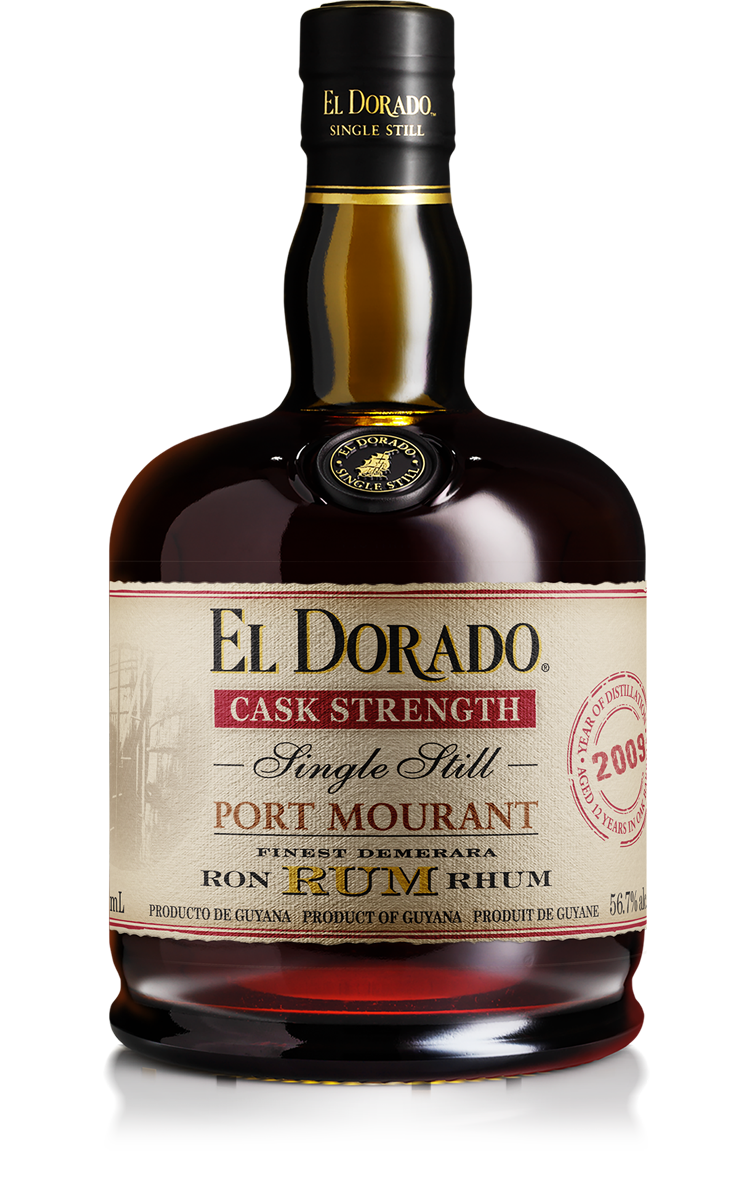 El Dorado Single Still Port Mourant Cask Strength 2009 12 yaer old Rum, 56.7% (750ml)