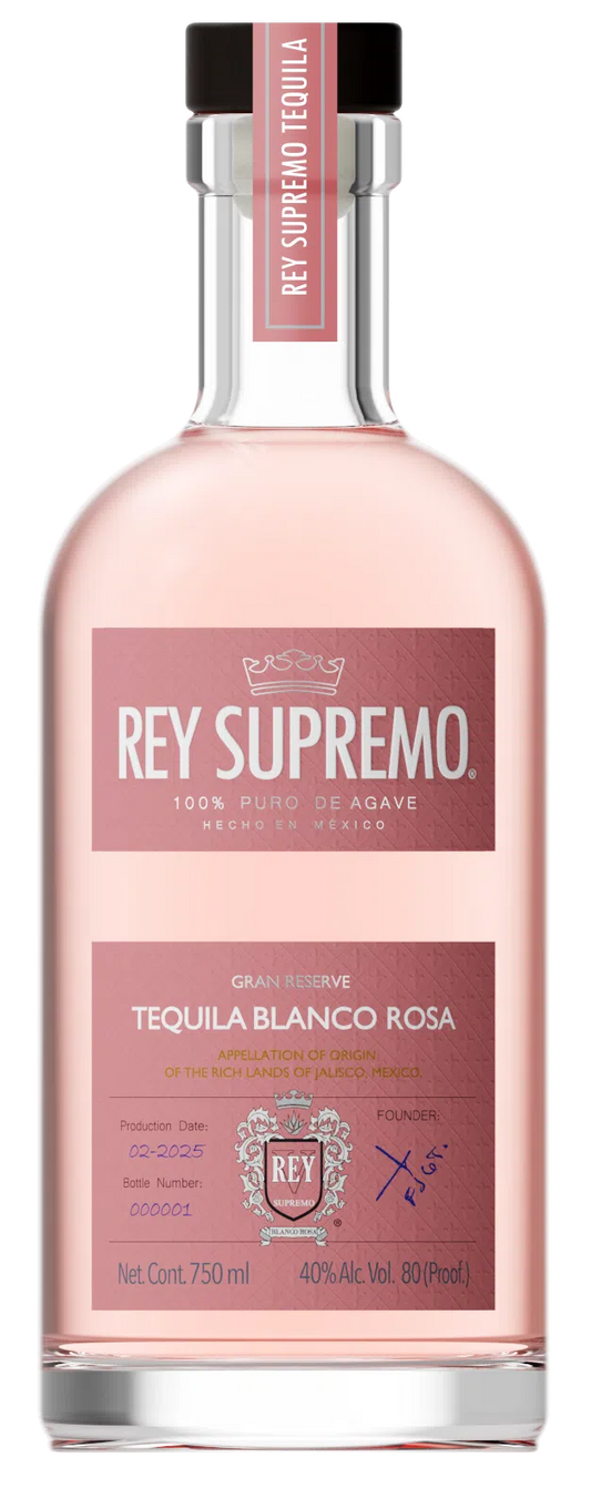 Rey Supremo Tequila Blanco Rosa (750ml)