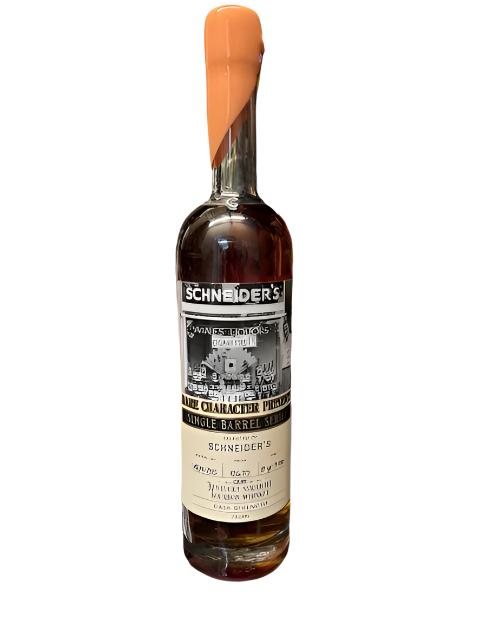 Rare Character Single Barrel Series Selected by Schneider's 8 Year 9 Month 126.7 Proof Borubon(750ml)