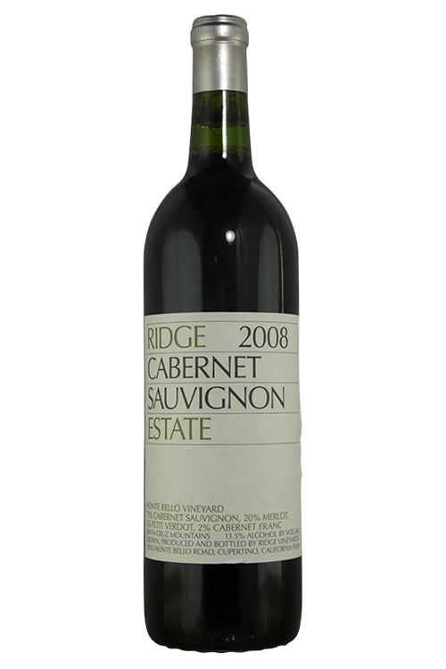 Ridge Estate Cabernet Sauvignon - 2008 (750ml)