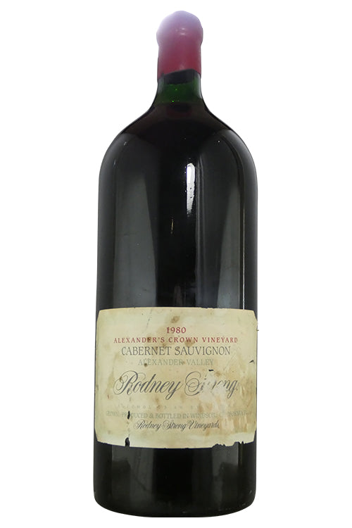 Rodney Strong Single Vineyard Alexander's Crown Cabernet Sauvignon Damaged label- 1980 (6L)