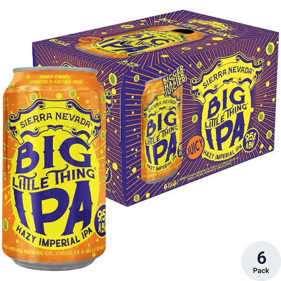 Sierra Nevada Big Little Thing Hazy DIPA(12oz Can 6pk)