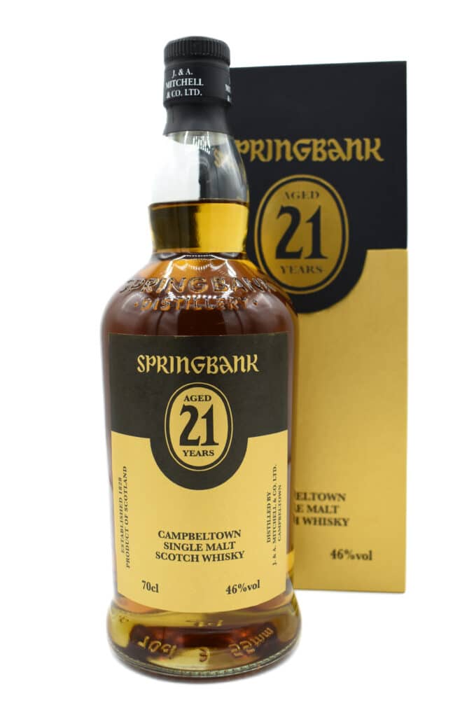 Springbacks Whiskey Springbank 21 Year Old Single Malt Scotch Whisky Limited Edition (700m ...