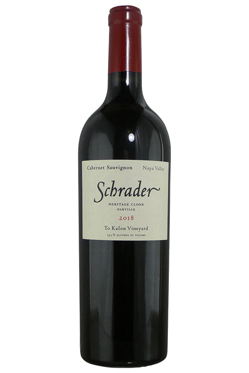 Schrader Cellars Heritage Clone To Kalon Vineyard Cabernet Sauvignon - 2018 (750ml)