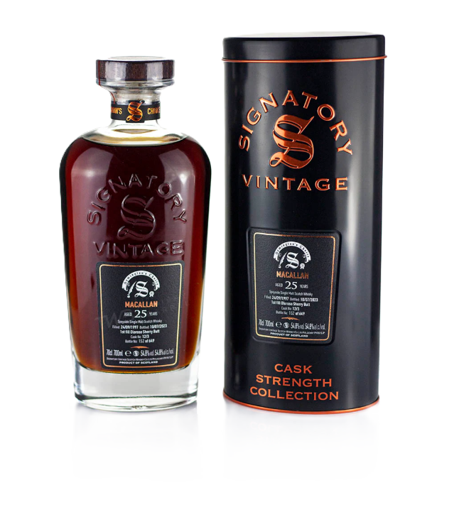 1997 Signatory Vintage Cask Strength Collection Symington's Choice Macallan 25 Year Old Single Malt Scotch Whisky (700ml) - PRESALE