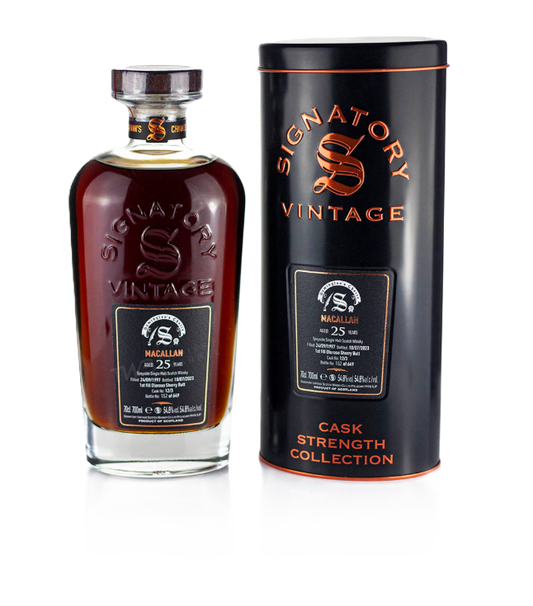 1997 Signatory Vintage Cask Strength Collection Symington's Choice Macallan 25 Year Old Single Malt Scotch Whisky (700ml) - PRESALE