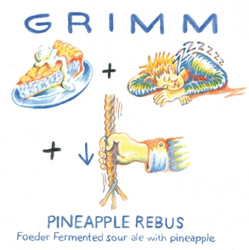 Grimm Pineapple Rebus Fodder Sour Ale (500ml)