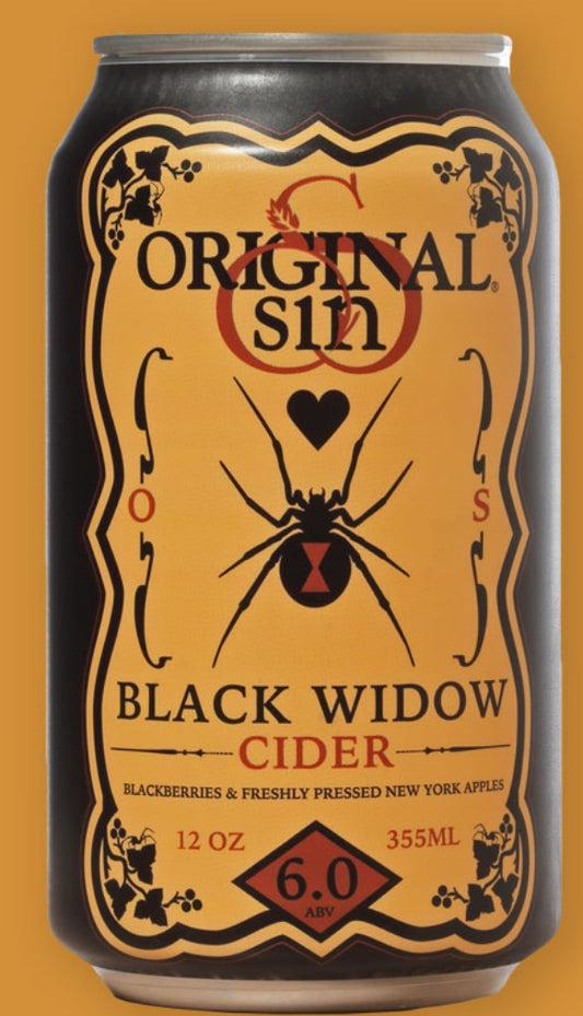 Original Sin Black Widow Blackberry Cider (12oz Can 6 Pk)