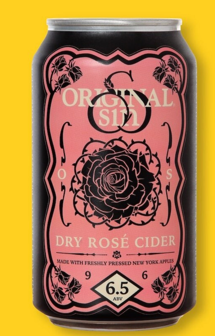 Original Sin Dry Rose Cider (12oz Can 6 Pk)