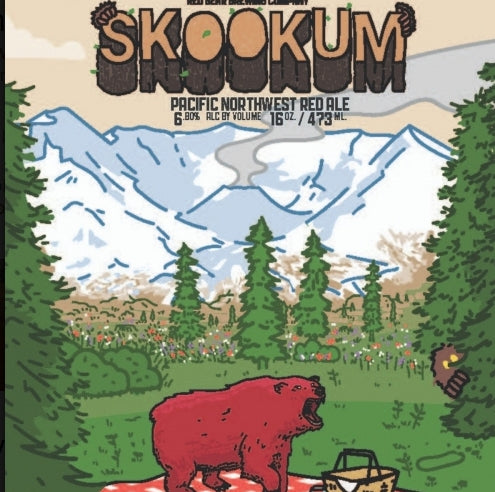 Red Bear Skookum (16oz Can 4 Pk)