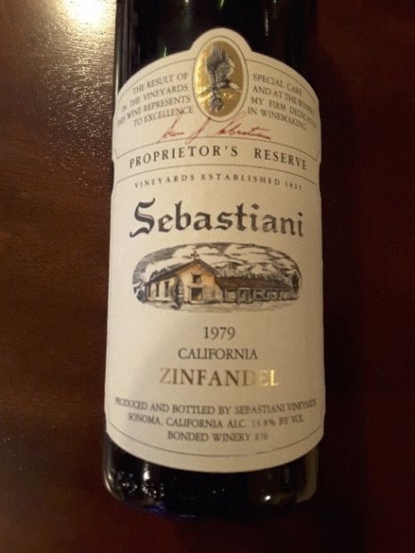 Sebatiani Proproetor's Reseve Zinfandel - 1979 (750ml)
