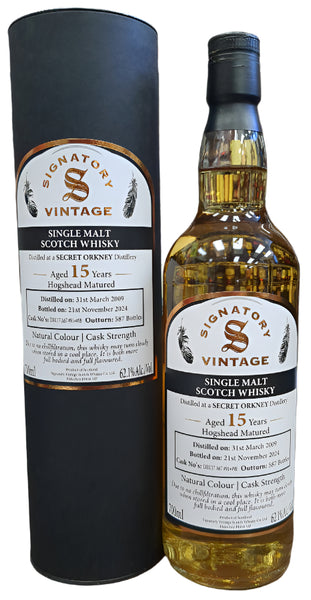 Signatory Secret Orkney Cask Strength 2009 15-year (700ml