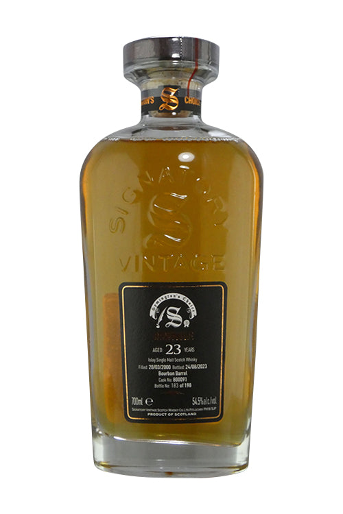 Signatory Cask Strenth 2000 Bowmore #800091 Syminton(700ml) 23 Year