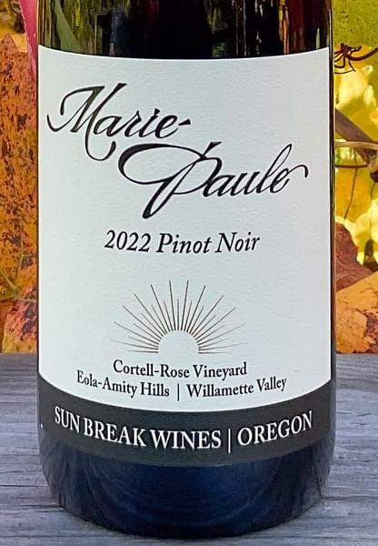 Sunbreak Pinot Noir Marie Paule SOMLYAY - 2022 (750ml)