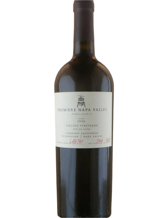 Terlato Vineyards Premiere Tete De Cuvee Rutherford Cabernet Sauvignon Auction 15 Lot 117 - 2009 (750ml)