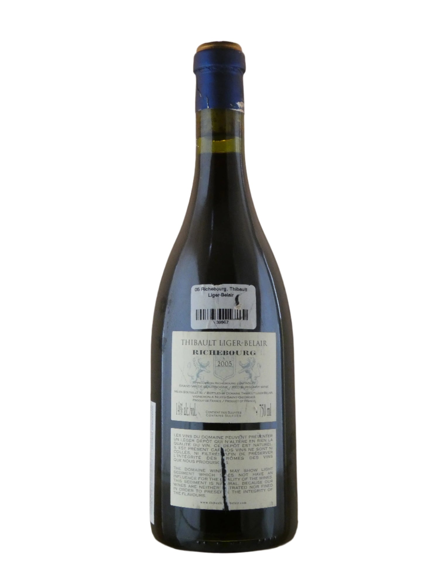 Thibault Liger-Belair Richebourg Grand Cru  -2005 (750ml)