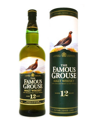 The Famous Grouse 12 Year Old Blended Malt Scotch Whisky (750ml)