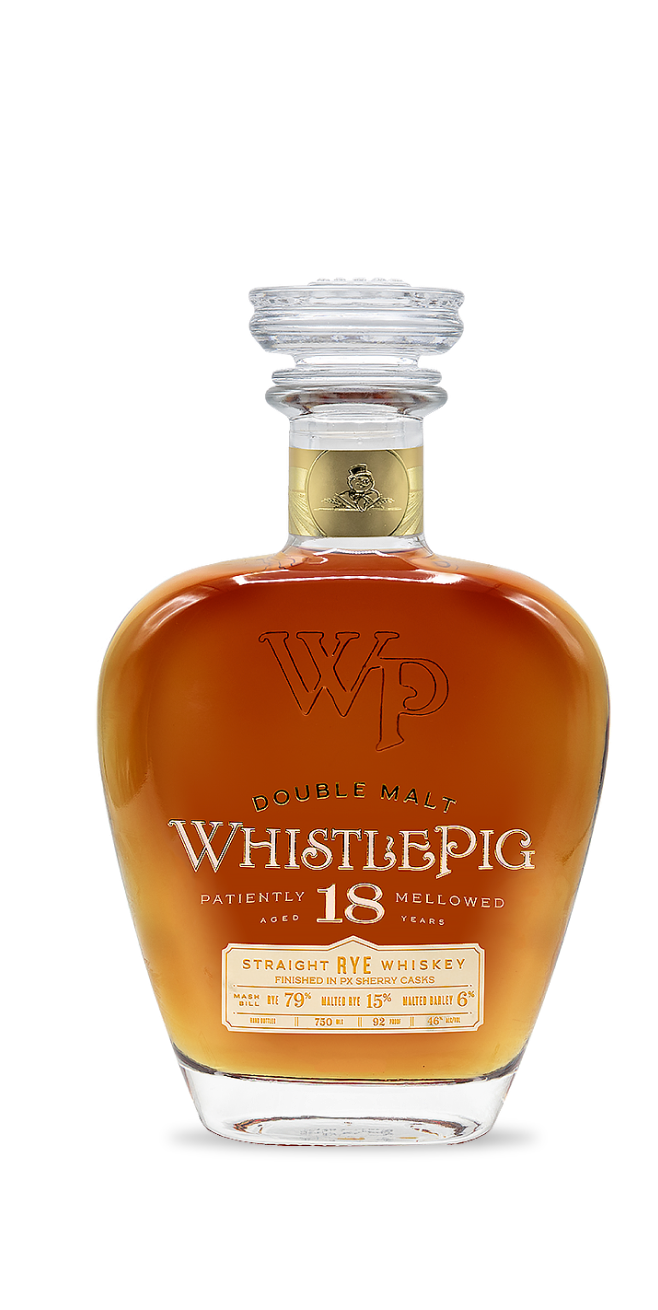 Mellowed WhistlePig Double Malt Patiently Mellowed 18 (750ml) – Cellar.com