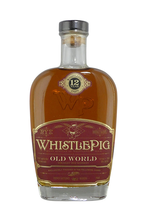 Whistle Pig Rye Old World 12 Year 100% French Sauternes Finished (750ml)
