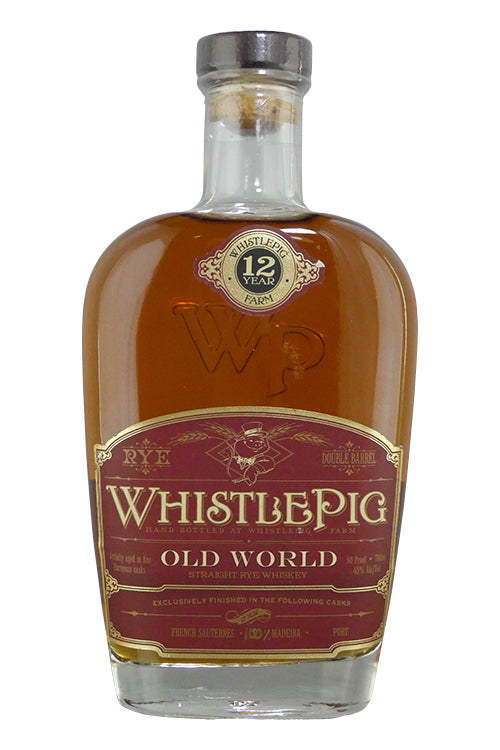 Whistle Pig Rye Old World 12 Year 100% Madeira Finished (750ml)