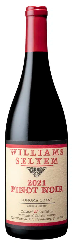 Williams Selyem Pinot Noir Sonoma Coast - 2021 (750ml)