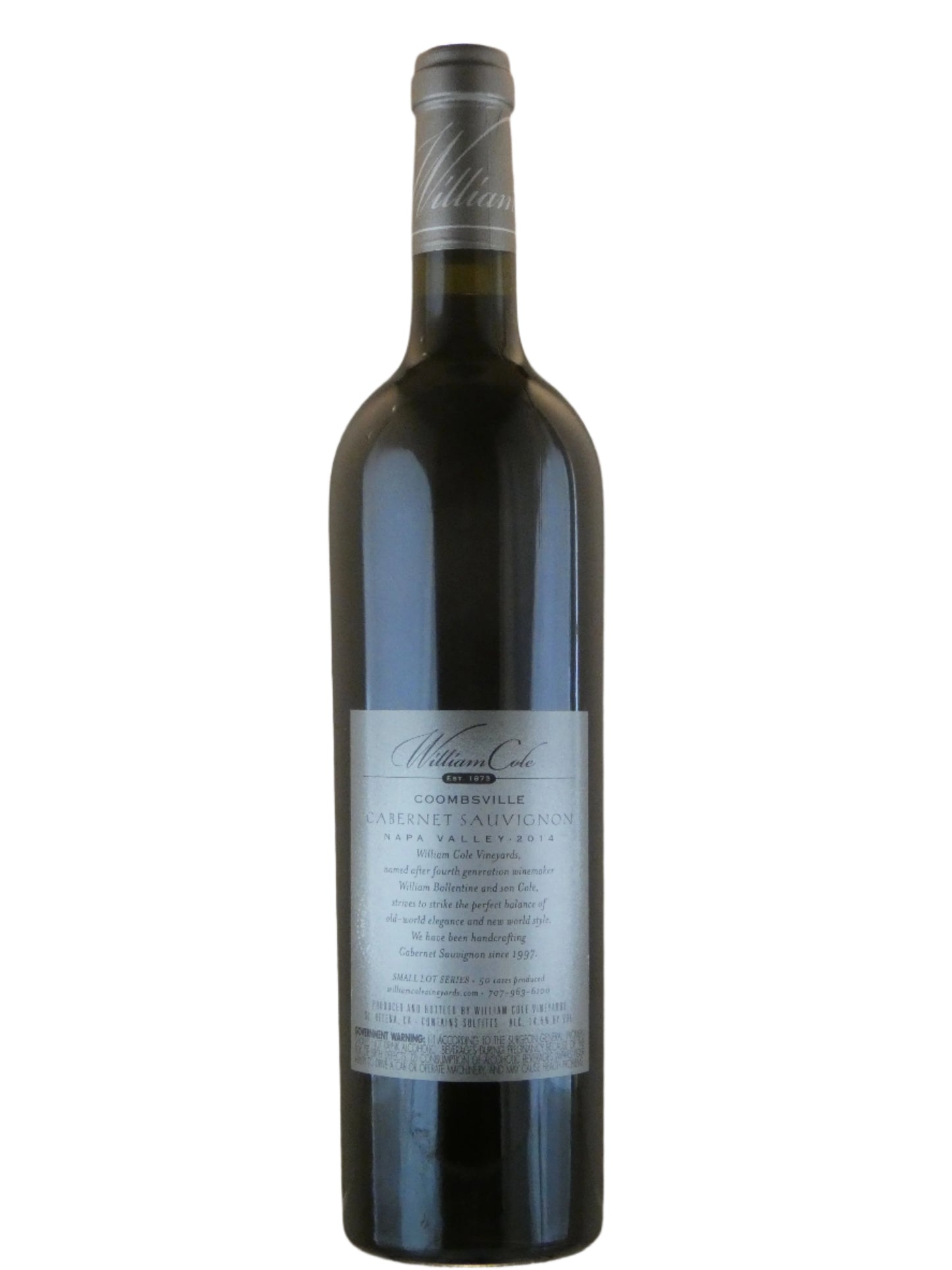 William Cole Vineyards Cabernet Sauvignon Small Lot - 2014 (750ml)