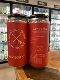 Wheatland Spring Consequent Svetle Lezak Czech Pale Lager(16oz 4pk Can)